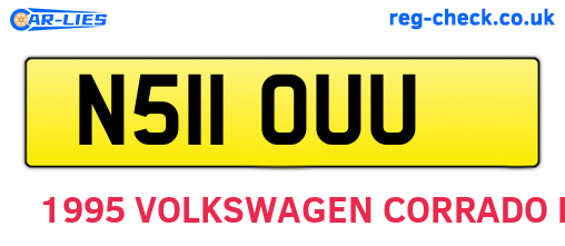 N511OUU are the vehicle registration plates.