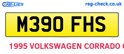 M390FHS are the vehicle registration plates.