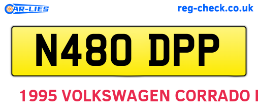 N480DPP are the vehicle registration plates.