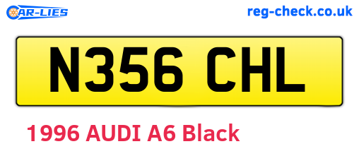 N356CHL are the vehicle registration plates.