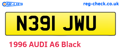 N391JWU are the vehicle registration plates.