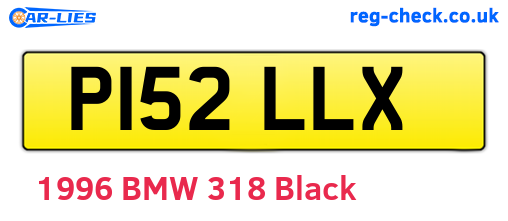 P152LLX are the vehicle registration plates.