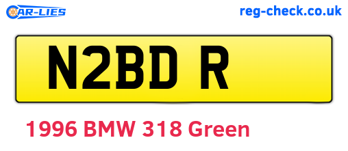 N2BDR are the vehicle registration plates.