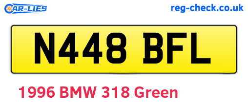 N448BFL are the vehicle registration plates.