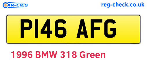 P146AFG are the vehicle registration plates.