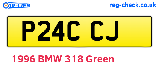 P24CCJ are the vehicle registration plates.