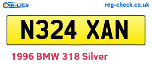 N324XAN are the vehicle registration plates.
