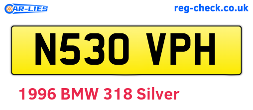 N530VPH are the vehicle registration plates.