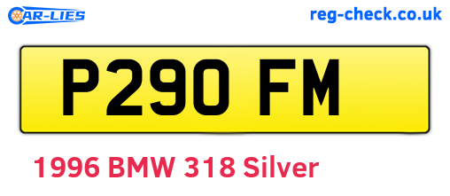P29OFM are the vehicle registration plates.