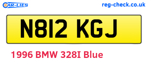 N812KGJ are the vehicle registration plates.