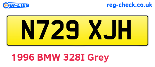 N729XJH are the vehicle registration plates.