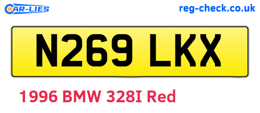 N269LKX are the vehicle registration plates.
