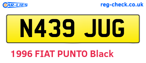 N439JUG are the vehicle registration plates.