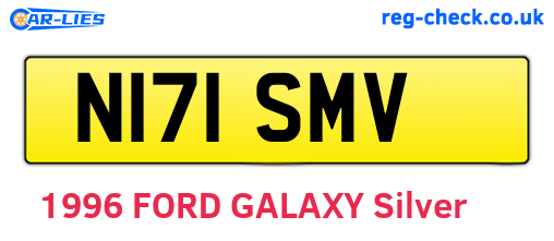 N171SMV are the vehicle registration plates.