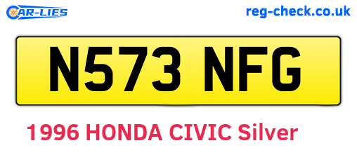 N573NFG are the vehicle registration plates.