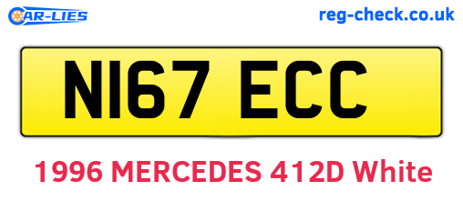 N167ECC are the vehicle registration plates.