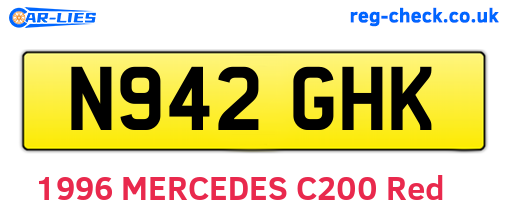 N942GHK are the vehicle registration plates.