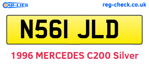 N561JLD are the vehicle registration plates.