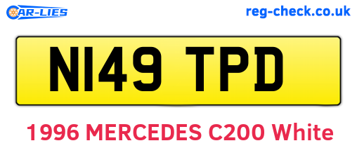 N149TPD are the vehicle registration plates.