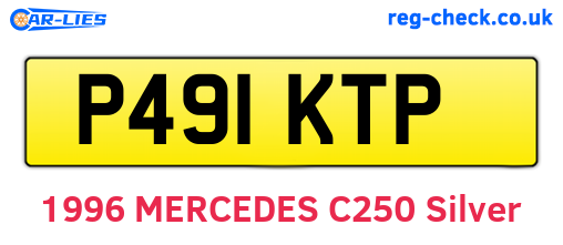 P491KTP are the vehicle registration plates.