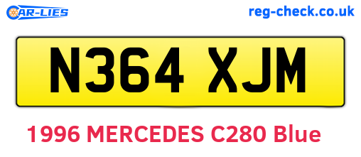 N364XJM are the vehicle registration plates.