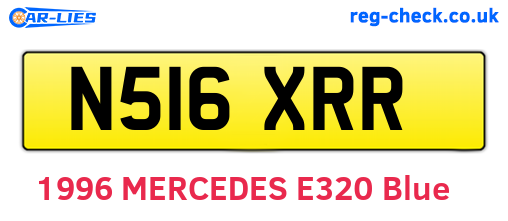 N516XRR are the vehicle registration plates.