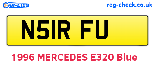 N51RFU are the vehicle registration plates.