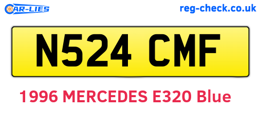N524CMF are the vehicle registration plates.