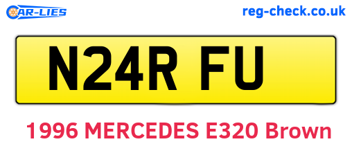 N24RFU are the vehicle registration plates.