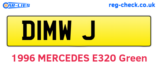 D1MWJ are the vehicle registration plates.