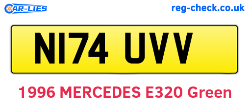 N174UVV are the vehicle registration plates.