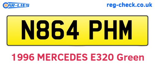 N864PHM are the vehicle registration plates.