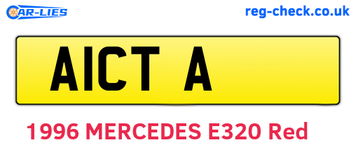 A1CTA are the vehicle registration plates.
