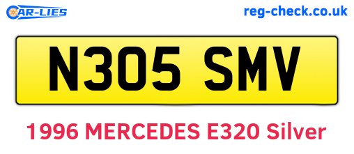 N305SMV are the vehicle registration plates.