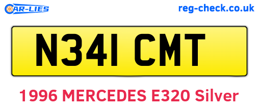 N341CMT are the vehicle registration plates.