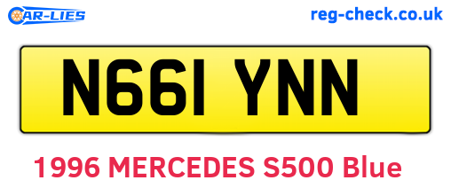 N661YNN are the vehicle registration plates.