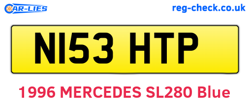 N153HTP are the vehicle registration plates.