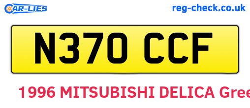 N370CCF are the vehicle registration plates.
