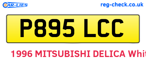 P895LCC are the vehicle registration plates.
