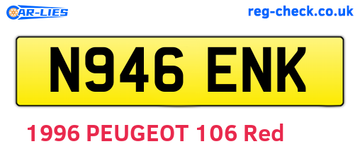N946ENK are the vehicle registration plates.