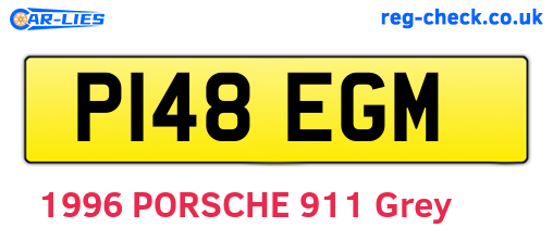P148EGM are the vehicle registration plates.