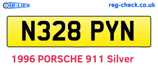 N328PYN are the vehicle registration plates.