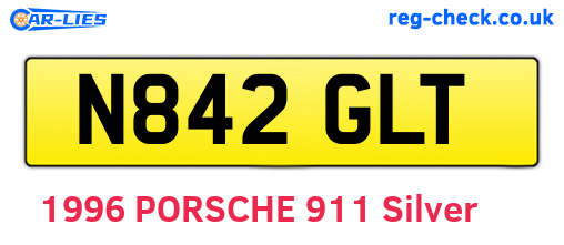 N842GLT are the vehicle registration plates.