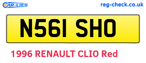 N561SHO are the vehicle registration plates.