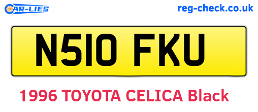 N510FKU are the vehicle registration plates.