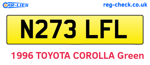 N273LFL are the vehicle registration plates.