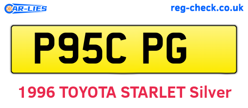 P95CPG are the vehicle registration plates.
