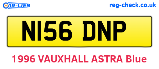 N156DNP are the vehicle registration plates.