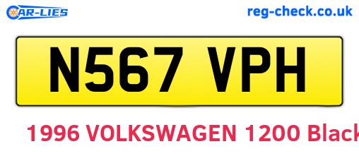 N567VPH are the vehicle registration plates.