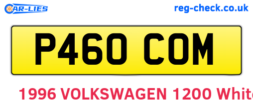 P460COM are the vehicle registration plates.